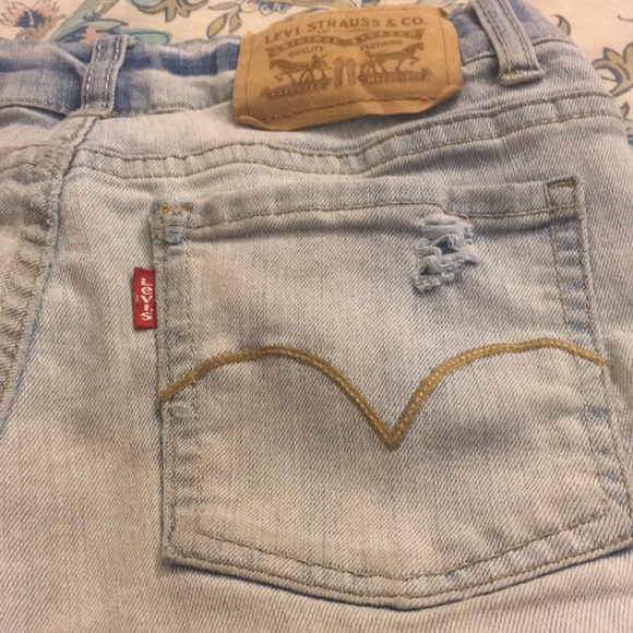 Kids Levi Jean Shorts - Picture 4 of 4
